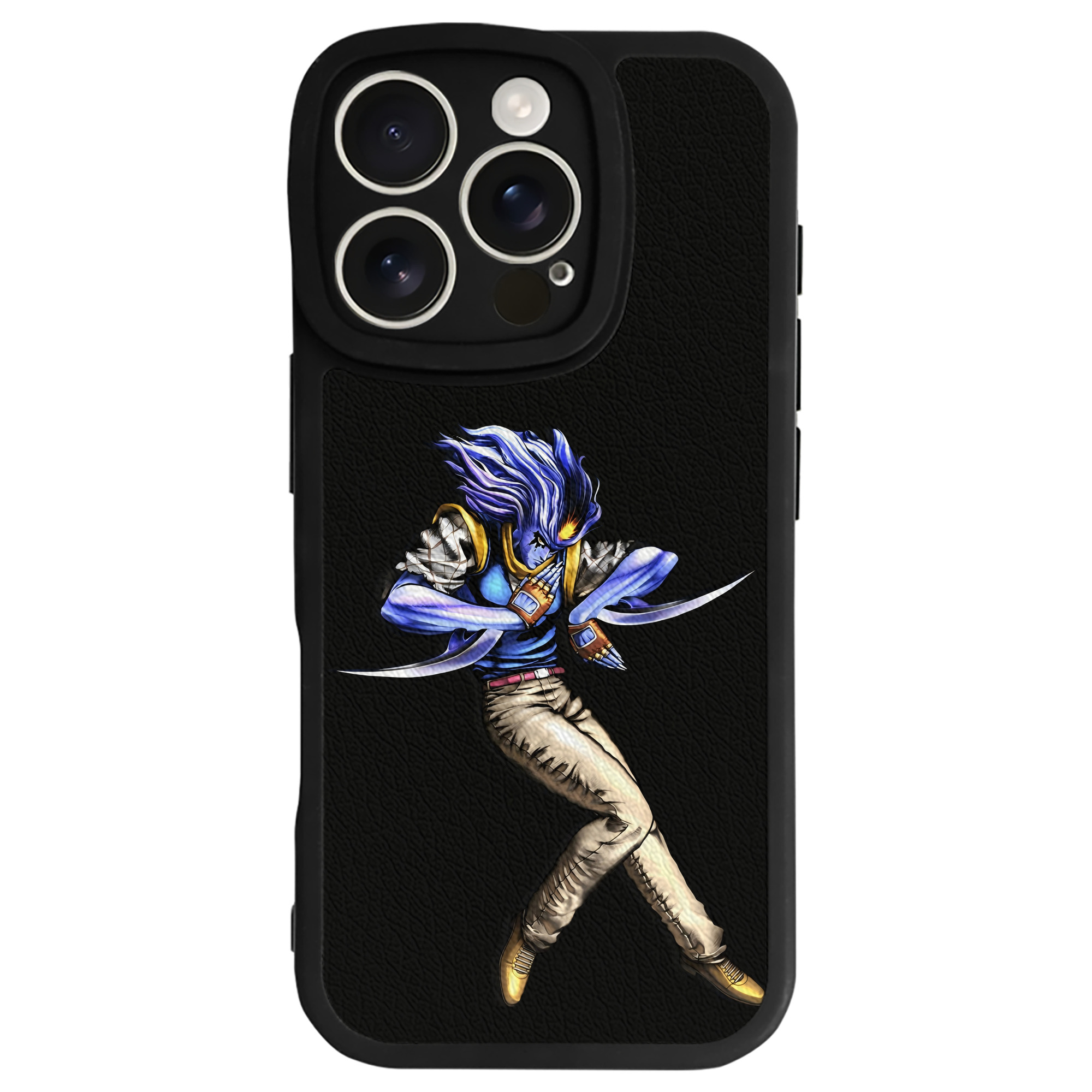 （画像用） ジョジョの奇妙な冒険 JoJo's Bizarre Adventure 【iPhone 16シリーズ対応】シリコンスマホケース（レザー調） 材質：シリコン